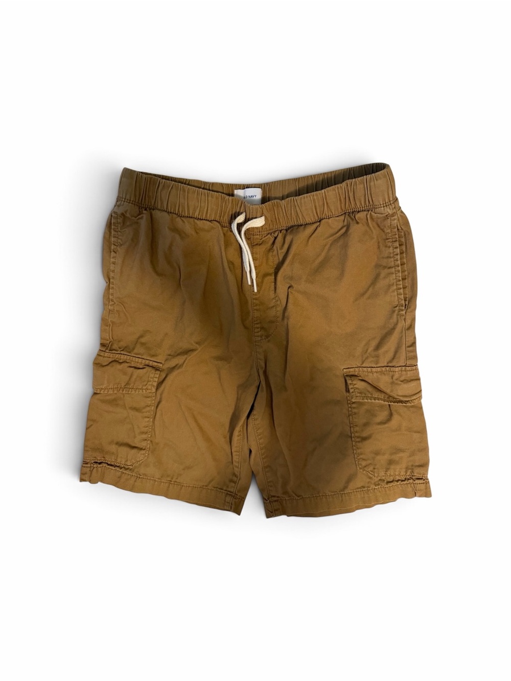 OLD NAVY Boys Dark Khaki Cargo Pull-On Shorts